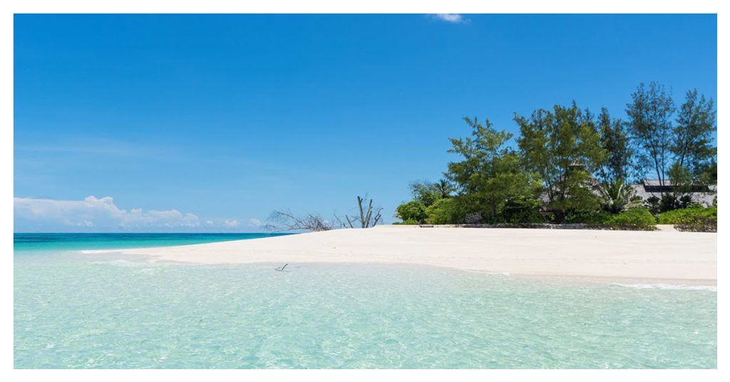Soft sandy beaches for swimming