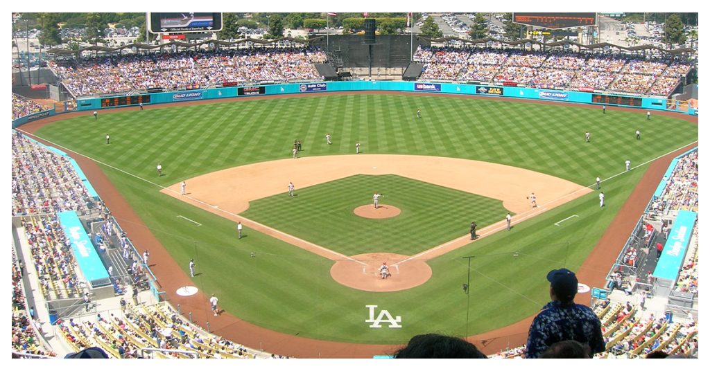 Dodgers Game At Chavez Ravine