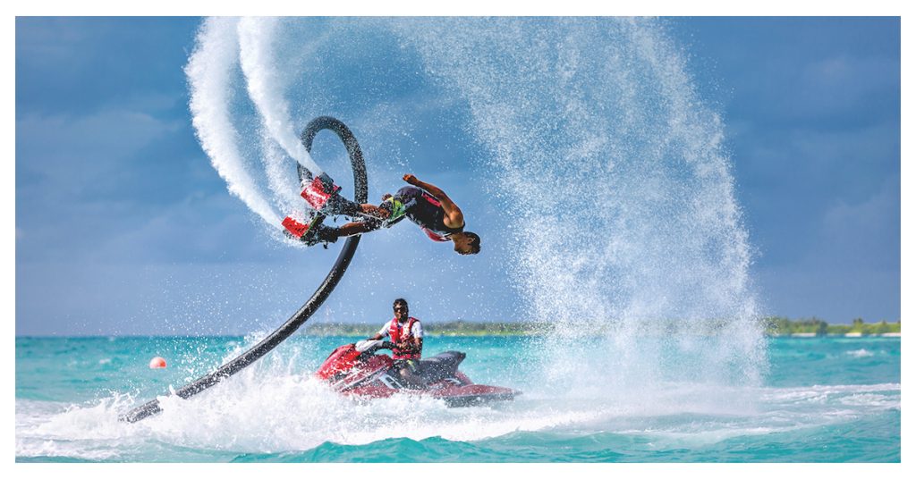 Fly Boarding In Maldives