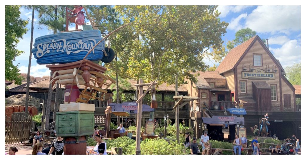 Frontierland is Splash Mountain