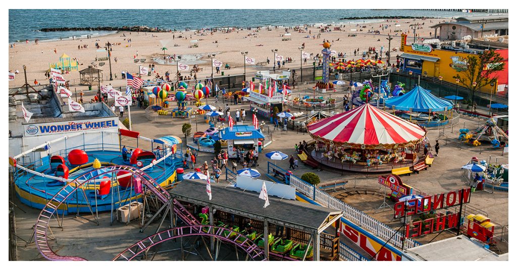 spend time at coney island