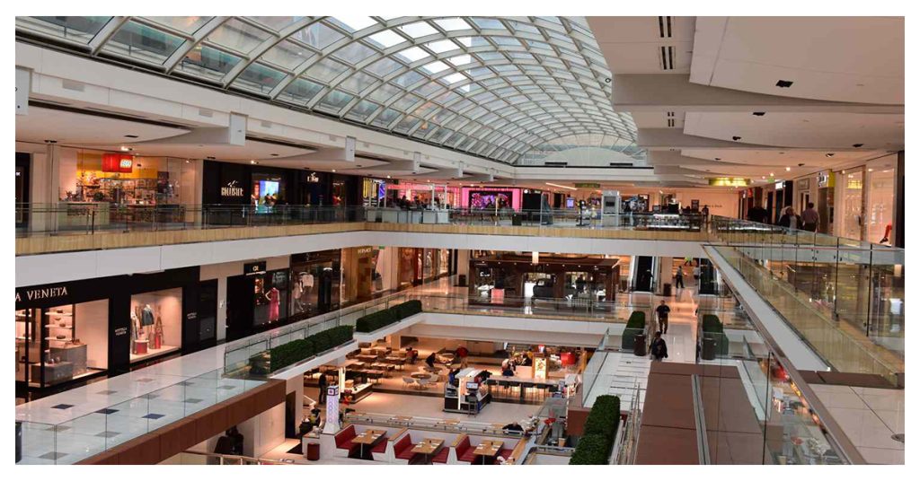 the Galleria Mall