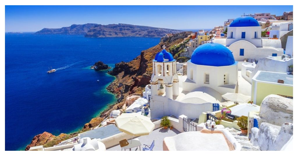 Santorini – Hues Of Blue And White