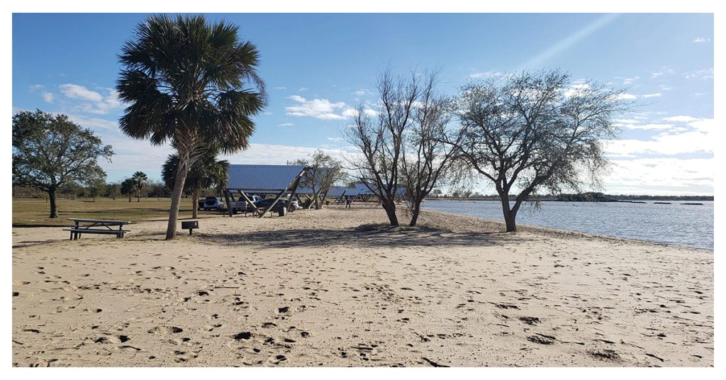 The beach at Cypremort Point