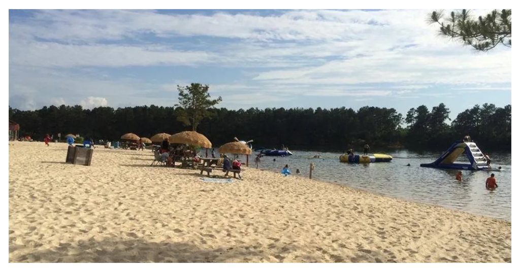 White Sands Lake Day Beach