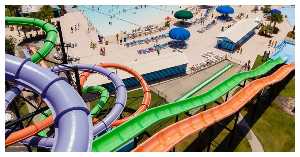 Splash Down a Waterslide