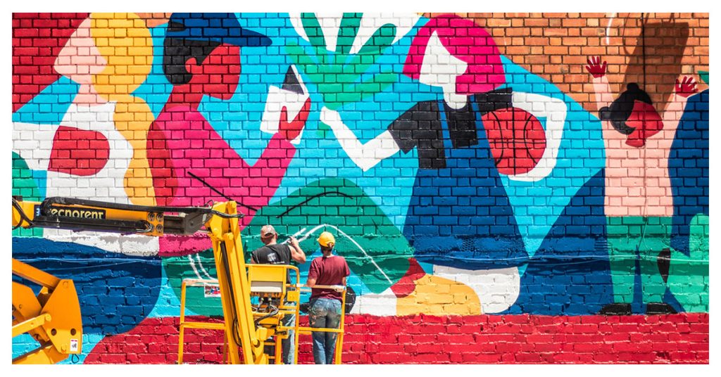 Colorful Street Art and Murals