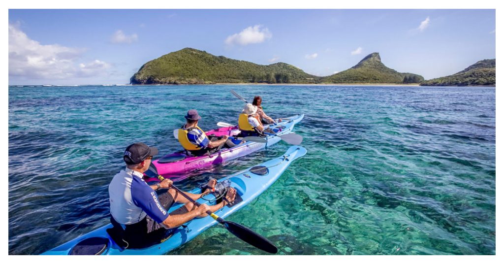Kayak in the lagoons