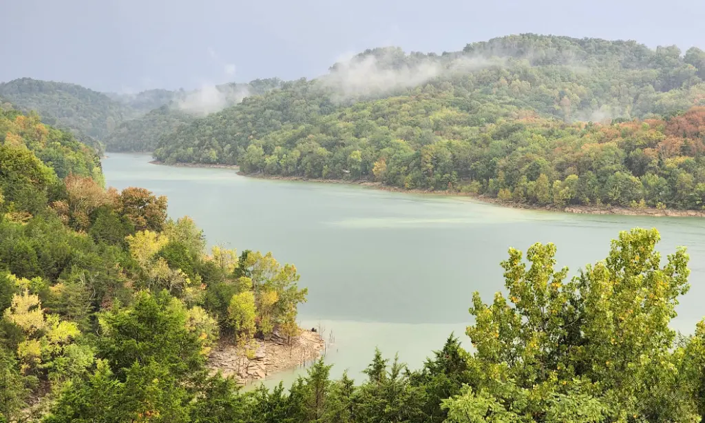 Center Hill Lake in Tennessee