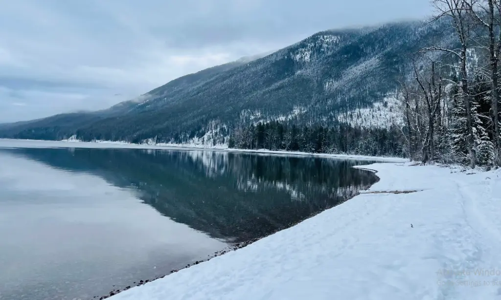 Lake McDonald in Winter