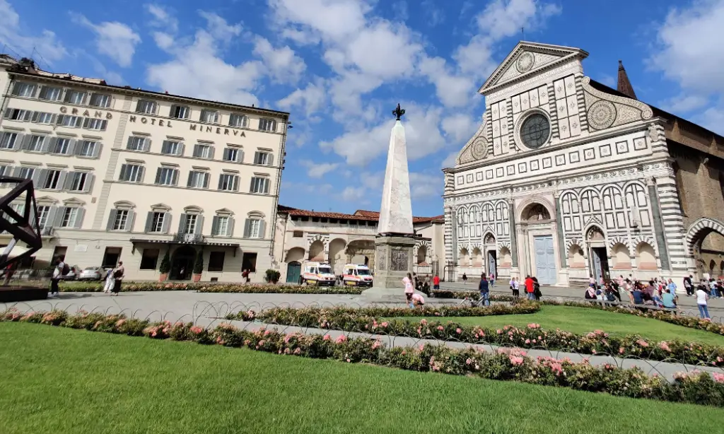 Piazza Santa Maria Novella in Florence, Italy