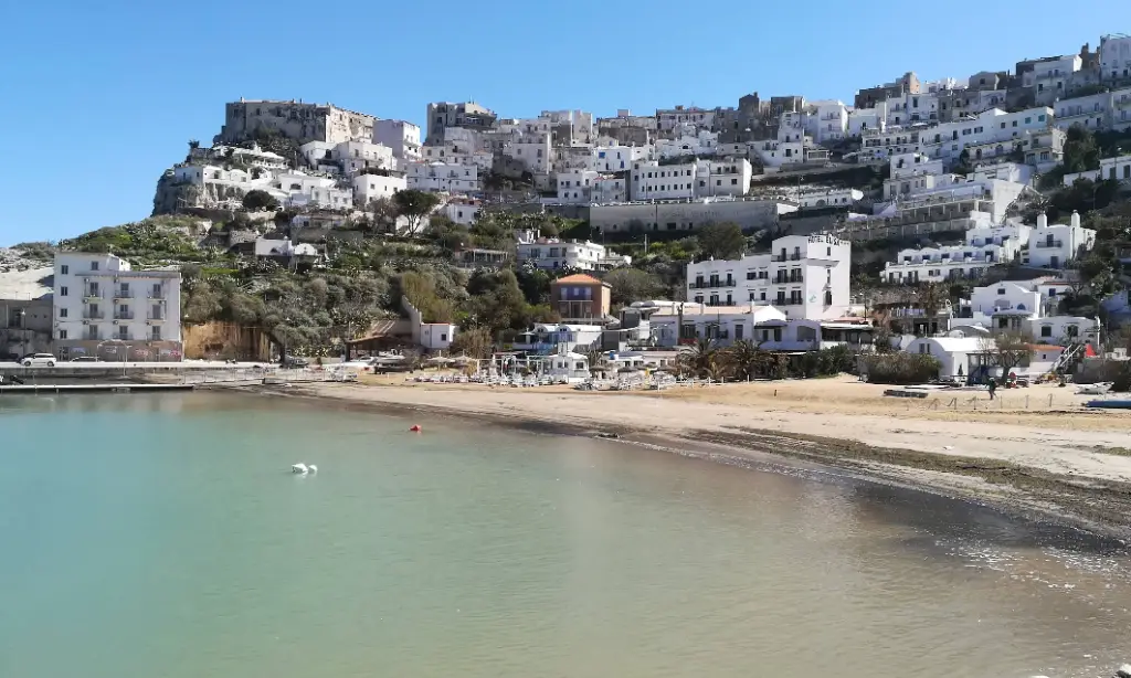 Town of Peschici located in the Gargano region of Puglia, Italy